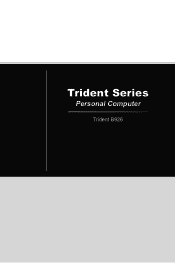 MSI Trident A Plus 9th User Manual