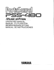 Yamaha PSS-480 Owner's Manual (image)