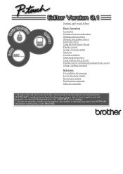 Brother International PT-2500PC Users Manual - English