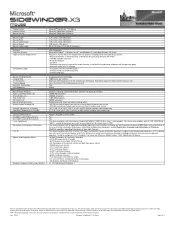 Microsoft UUC-00001 Data Sheet