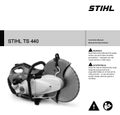 Stihl TS 440 Instruction Manual