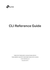TP-Link T2600G-28TS T2600G Series Switches CLI Reference Guide Guide