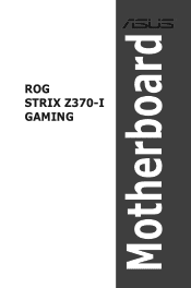 Asus ROG STRIX Z370-I GAMING User Guide