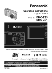 Panasonic DMC ZS3A Digital Still Camera