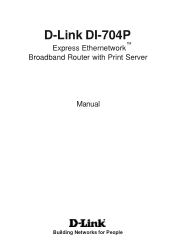 D-Link DI-704P Manual
