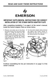 Emerson CF3600 Owner Manual