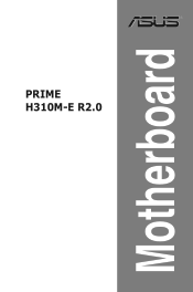 Asus PRIME H310M-E R2.0 PRIME H310M-E R20 Users Manual English