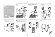 HP Pavilion Slimline s7500 Quick Setup (Wireless) - Page 1