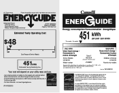Jenn-Air JFC2089WEM Energy Guide