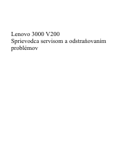Lenovo V200 (Slovakian) Service and Troubleshooting Guide