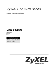 ZyXEL ZyWALL 5 UTM User Guide