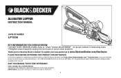 Black & Decker LP1000 Type 1 Manual - LP1000