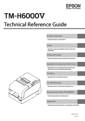 Epson TM-H6000V Technical Reference Guide