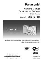Panasonic DMC-SZ10 Advanced Owners Manual