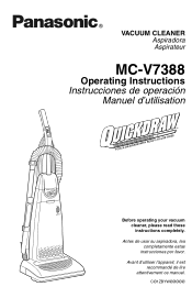 Panasonic MCV7388 MCV7388 User Guide