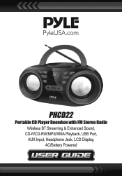 Pyle PHCD22 Instruction Manual