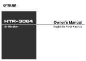 Yamaha HTR-3064 Owners Manual
