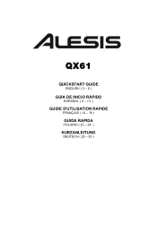 Alesis QX61 Quick Start Guide