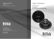 Boss Audio CXX124DVC User Manual