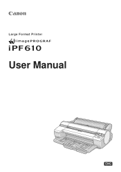 Canon iPF610 iPF610 User Manual
