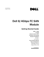 Dell 8 8/4
  Gbps FC SAN Module Getting Started Guide