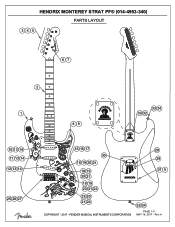 Fender Jimi Hendrix Monterey Stratocaster Jimi Hendrix Monterey Stratocaster Service Manual