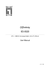 LevelOne IES-0520 Manual