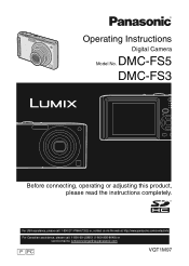 Panasonic DMCFS3G Digital Still Camera