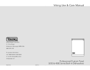 Viking VDB325SS Use and Care Manual