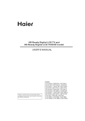 Haier LY19R1BW User Manual