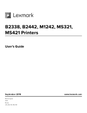 Lexmark B2442 Users Guide PDF