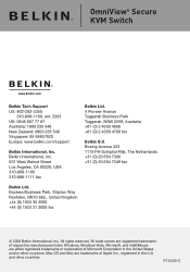 Belkin F1DN108U User Manual