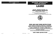 Lasko CC13652 User Manual