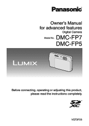 Panasonic DMC-FP7K DMCFP5 User Guide
