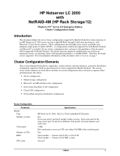 HP LH3000r hp netserver lc 2000 netraid-4m config guide Â— for Microsoft NT 4.0 clusters  PDF, 189K, 1/28/2002