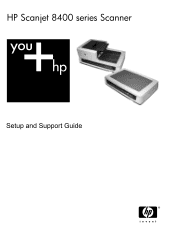 HP Scanjet N8000 Scanjet N8400 Setup and Support Guide