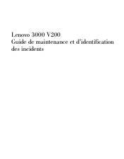 Lenovo V200 (French) Service and Troubleshooting Guide