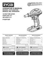 Ryobi P738KN Operation Manual