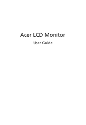 Acer EG270P User Manual