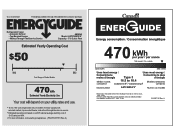 Amana A8TCNWFAW Energy Guide