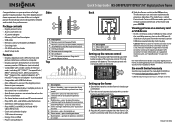 Insignia NS-DPF10PR Quick Setup Guide (English)
