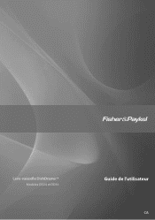 Fisher and Paykel DD24SDFX7 BOOK USER DISHDRAWER PH7 (FR) (French)