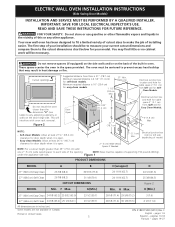 Frigidaire GLEB27Z7HS Installation Instructions (All Languages)