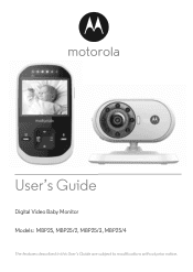 Motorola mbp25-2 User Guide