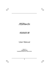 ASRock K8A8X-M User Manual