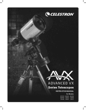 Celestron Advanced VX 8" EdgeHD Telescope Advanced VX Manual