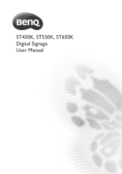 BenQ ST430K User Manual