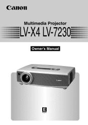 Canon LV7230 Owners Manual