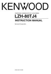 Kenwood LZH-80TJ4 User Manual