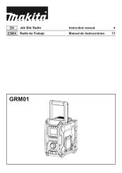 Makita GRM01 Instruction Manual
